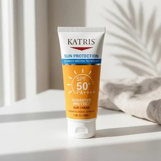 کرم ضد آفتاب کاتریس مناسب پوست حساس با SPF 50+ و PA++++ حجم ۱۰۰ میلی‌لیتر
