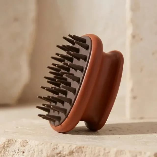 برس و ماساژور سیلیکونی پوست سر و شستشوی مو (Silicone Scalp Massager & Shampoo Brush)